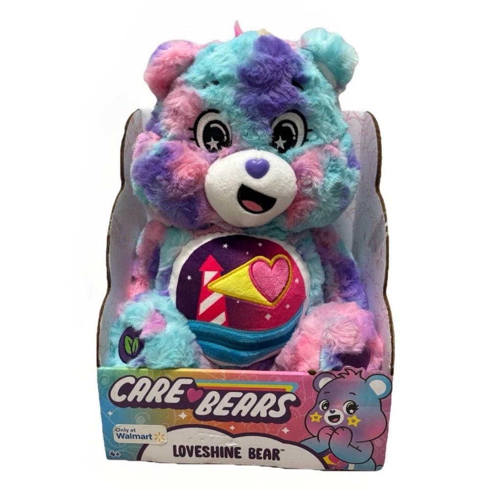 Care Bears Loveshine Bear Plush - Pink and Blue